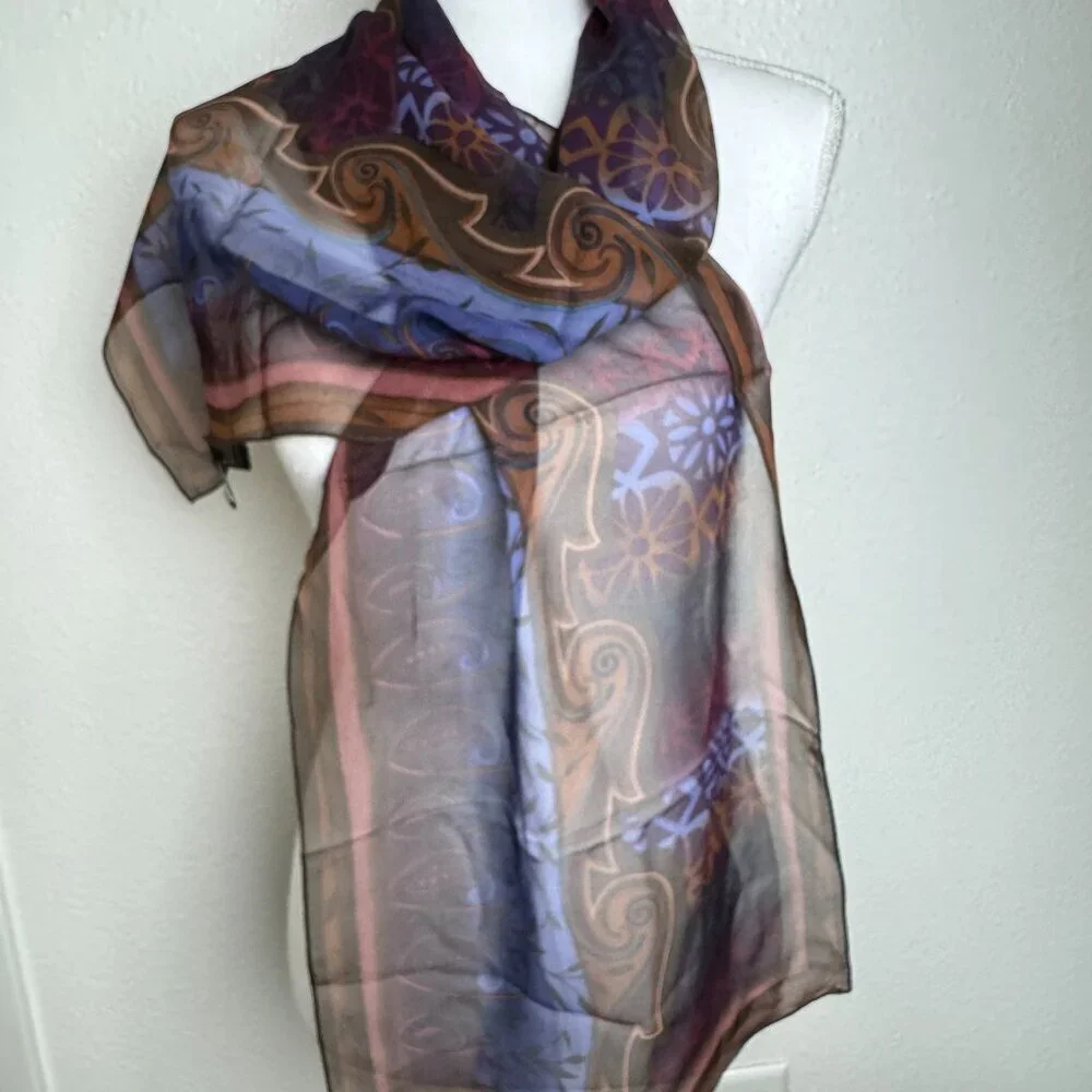 DIAHANN CARROLL Silk Scarf